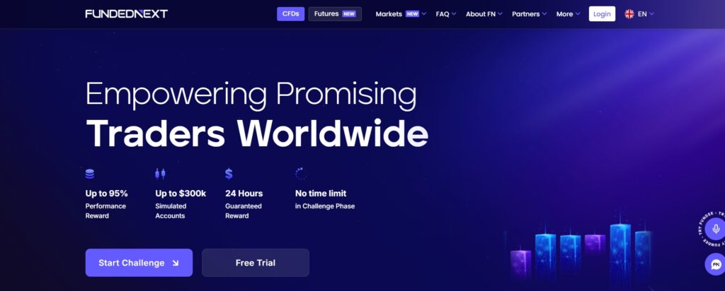 fundednext homepage