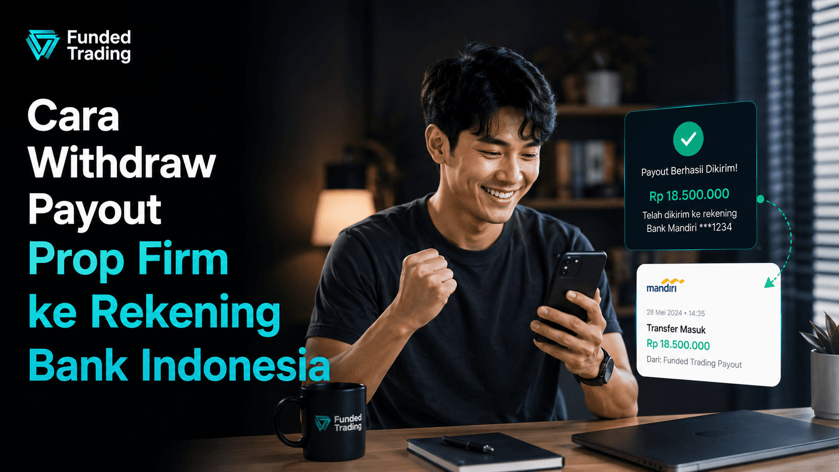 Cara Withdraw Payout Prop Firm ke Rekening Bank Indonesia