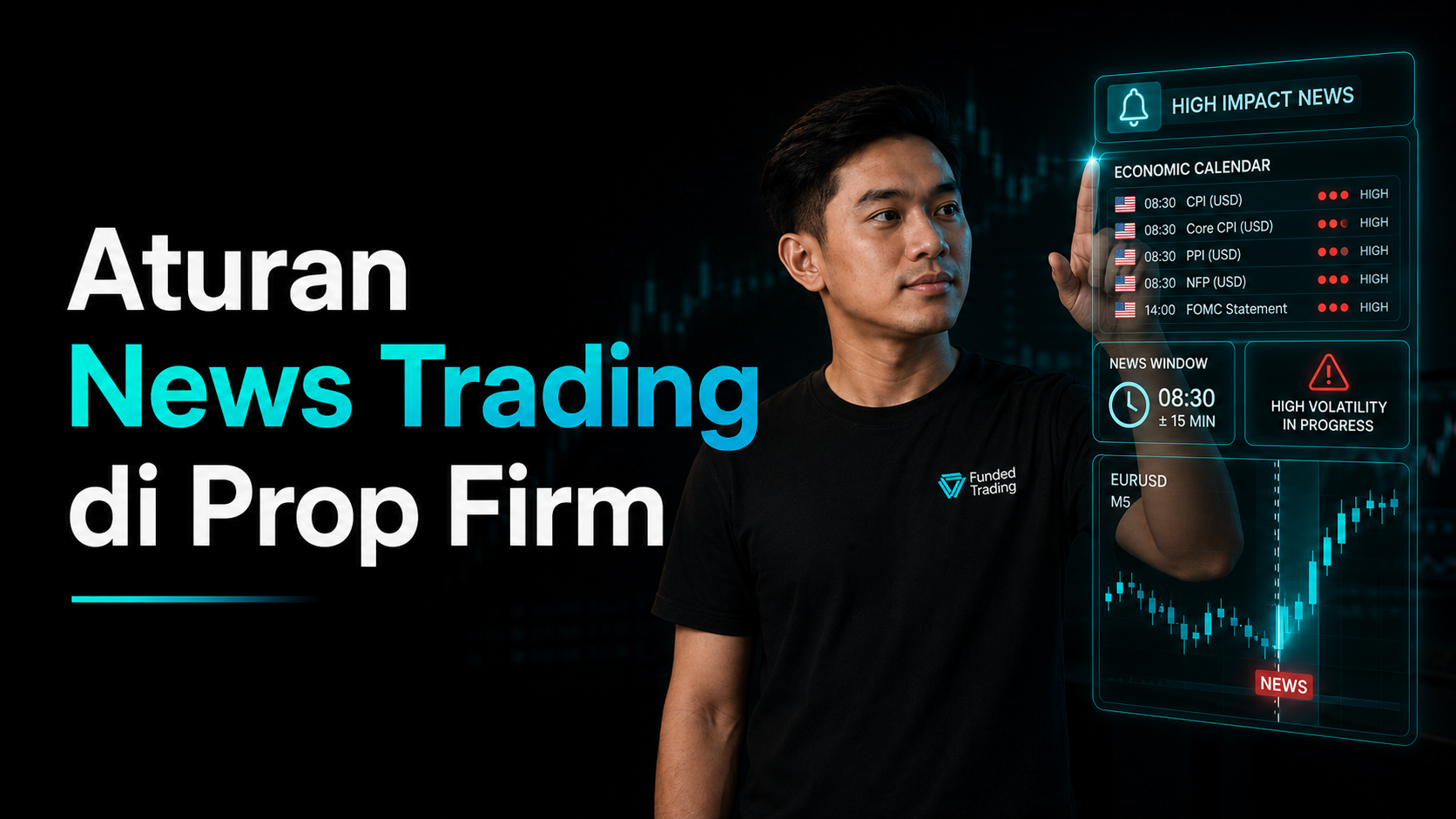Aturan News Trading di Prop Firm