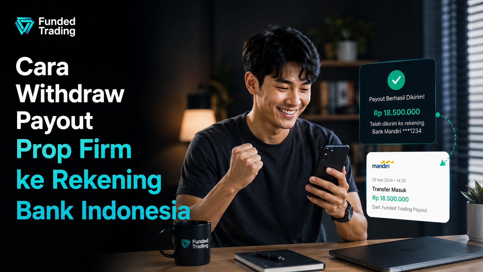 Cara Withdraw Payout Prop Firm ke Rekening Bank Indonesia
