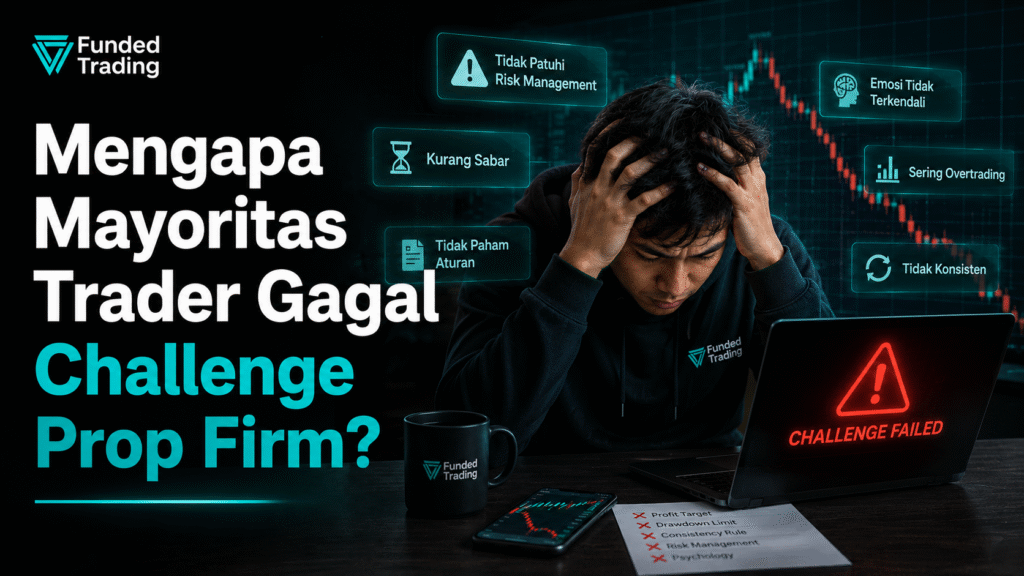 Mengapa Mayoritas Trader Gagal Challenge Prop Firm?