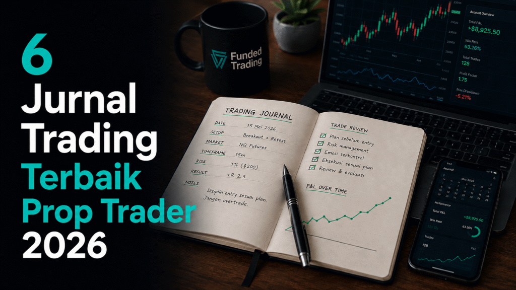 6 Jurnal Trading Terbaik untuk Prop Trader (2026)